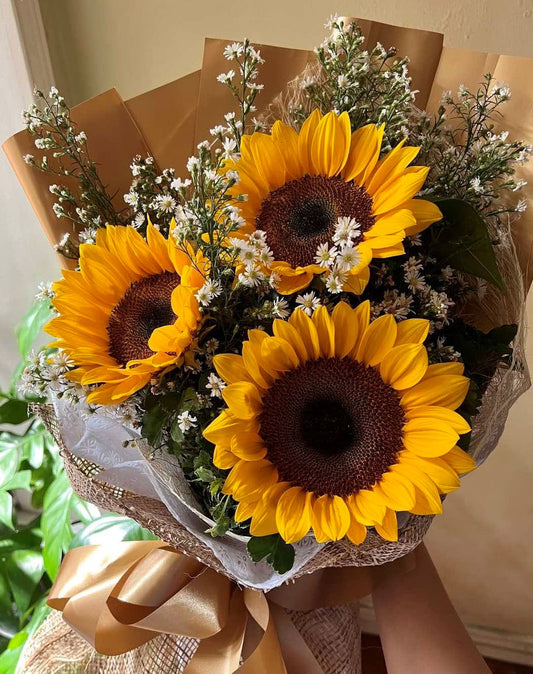 3 Sunflowers Bouquet